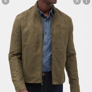 Banana republic vegan suede jacket